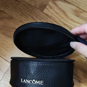 Lancome Black Leather Men's Accessory Pouch